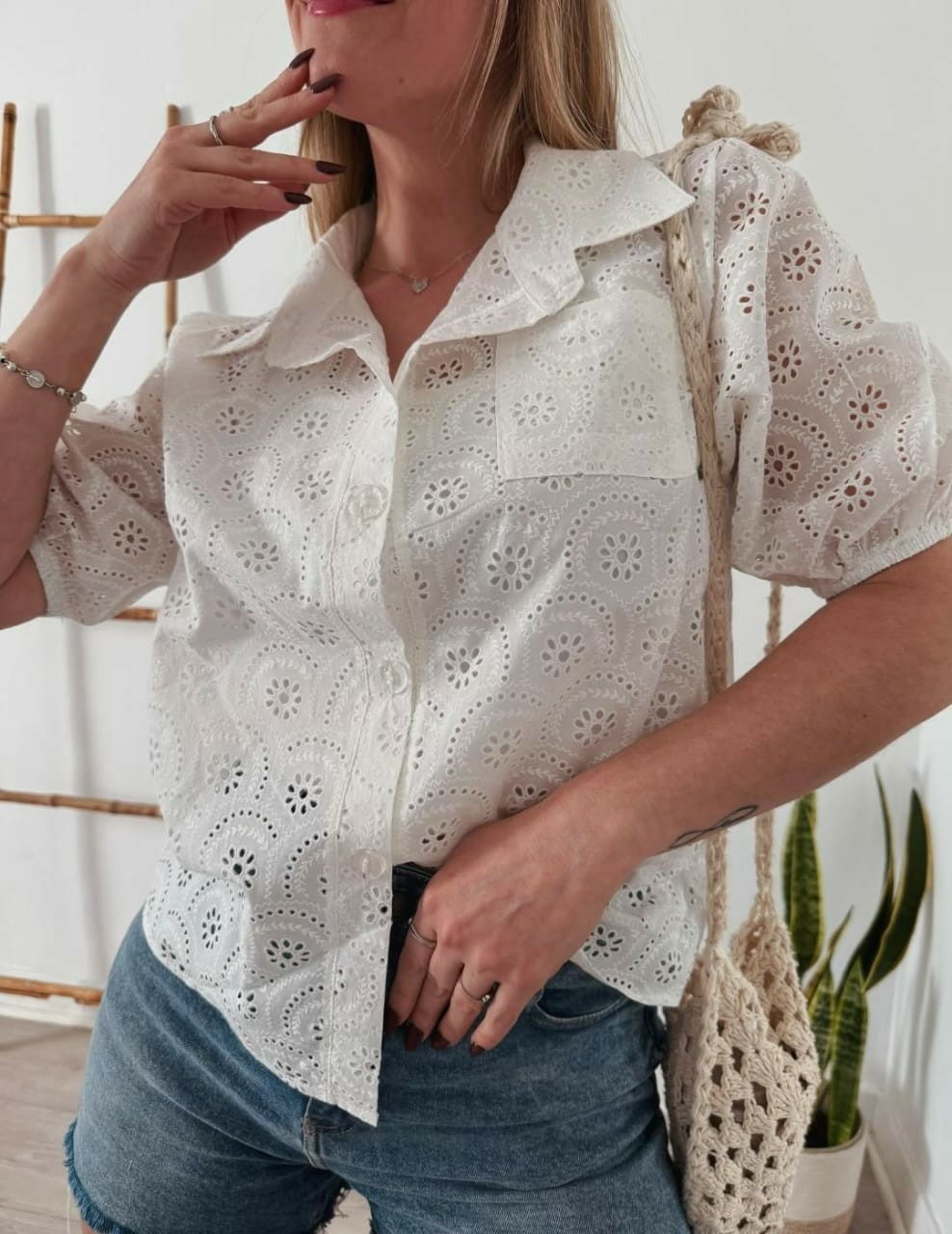Camisa de Broderie - Imagen 2
