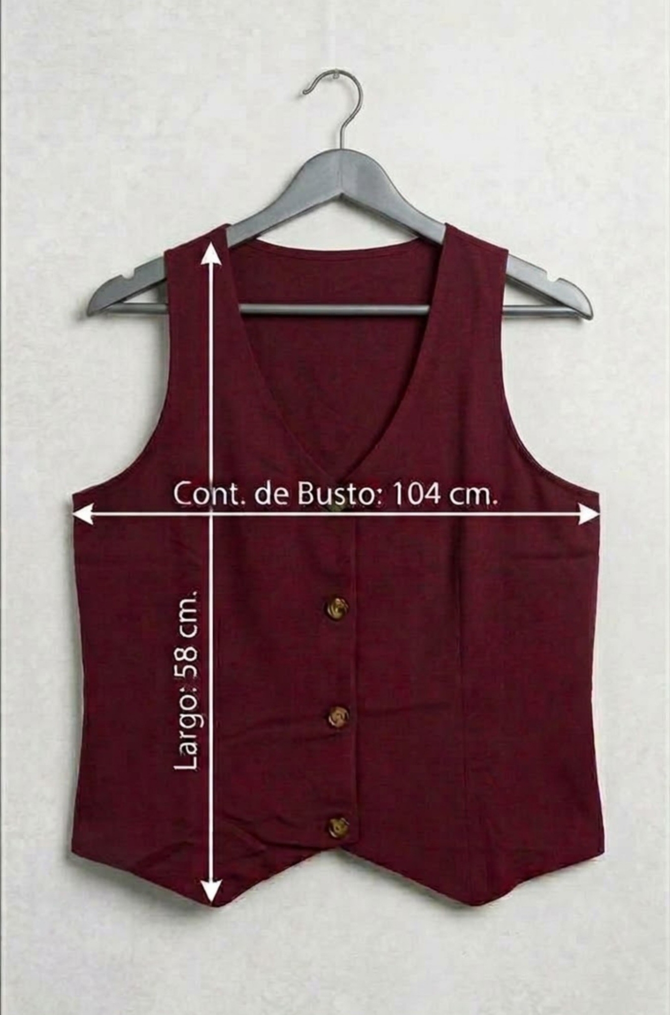 Chaleco de Rayon Sastrero - Imagen 3