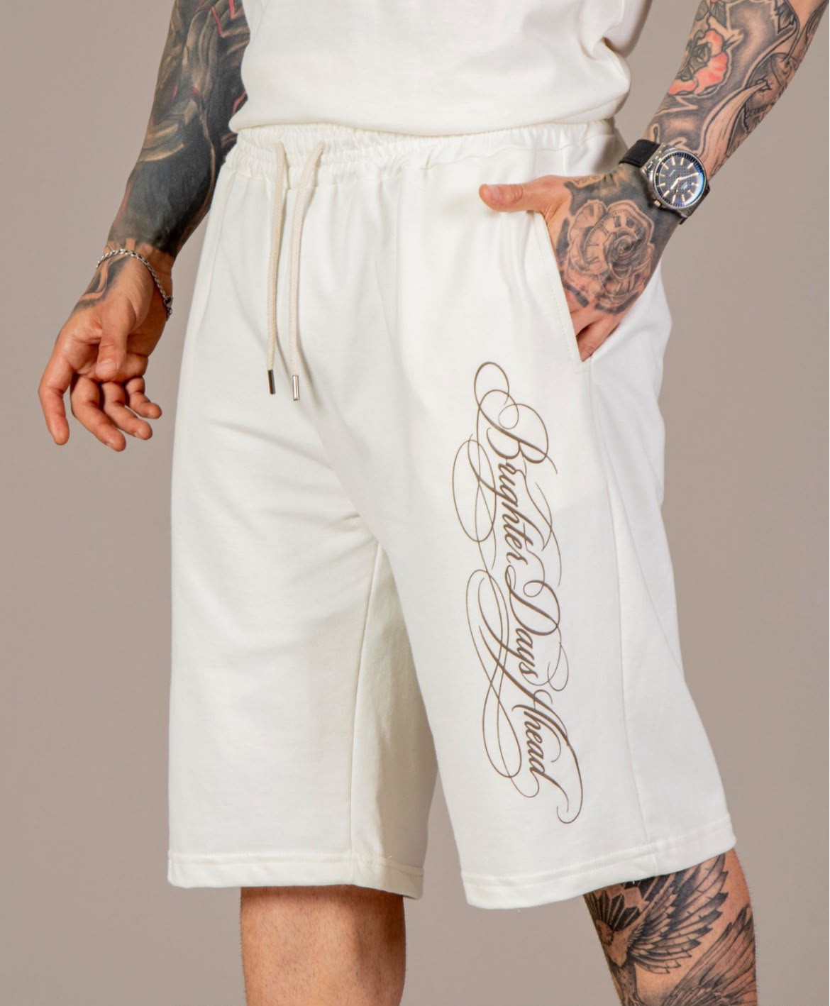 Bermuda Baggy Algodon Rustico Premium - Imagen 3