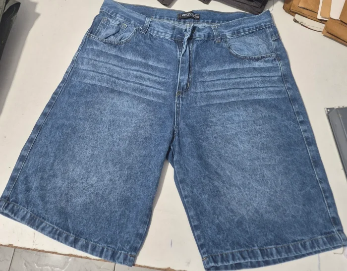 Bermudas Jeans Mom Nevado