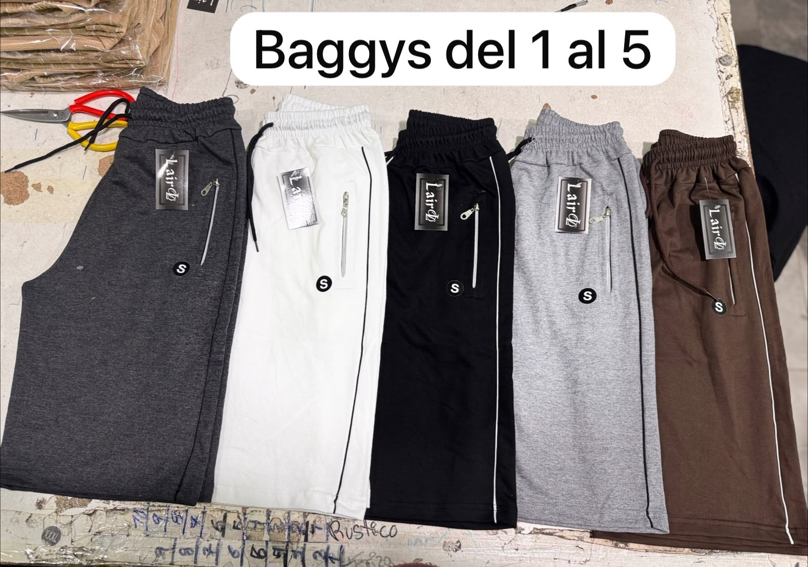 Bermudas Baggy de Rústico Peinado - Imagen 3