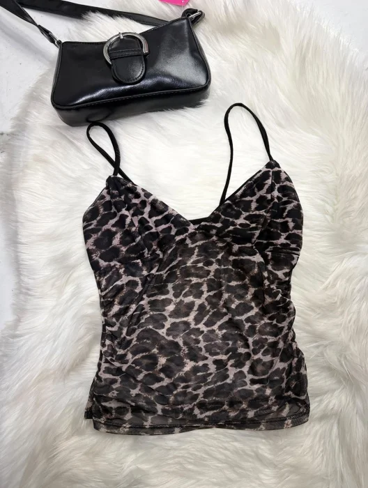 Top Animal Print Tull.