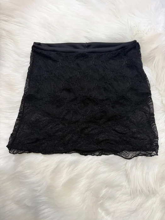Pollera con Short Encaje