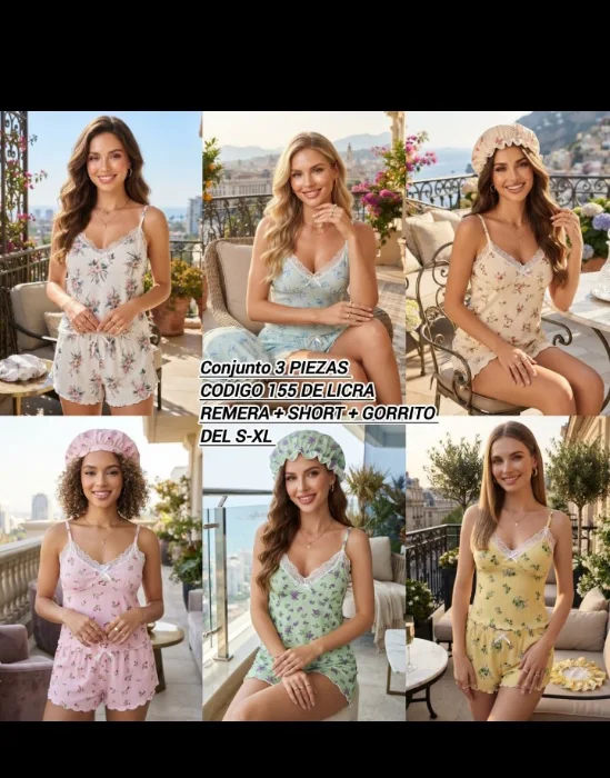 Pijama 3 Piezas Art155