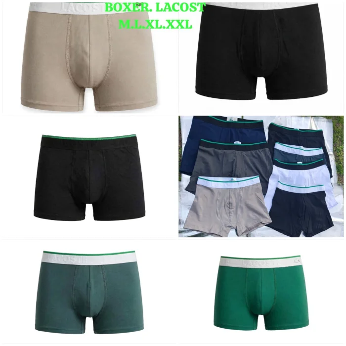 Boxer Lac De. Hombre. Elastico. Bordado