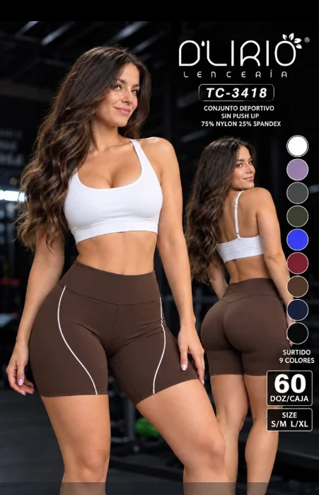 Shorts Deportivo Art3418 Tela Suplex
