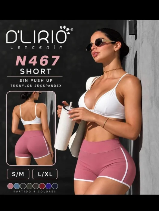 Shorts Deportivo Art467 Tela Suplex