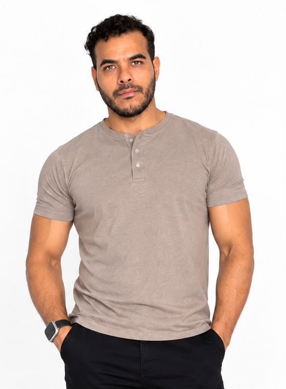 Remera Cuello Mao con Botones - Imagen 2