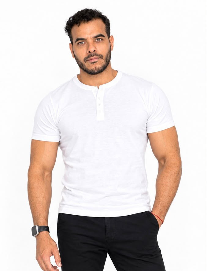 Remera Cuello Mao con Botones - Imagen 3