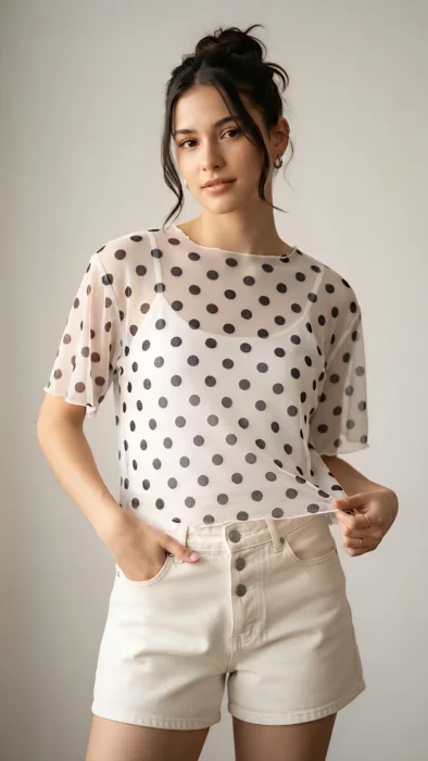 Conjunto Dot Tul