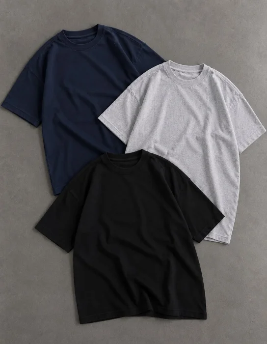 Remeras Oversize Lisas Algodón Peinado