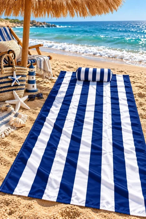 Toallón Playero  Gigante C /almohada   Medida 190