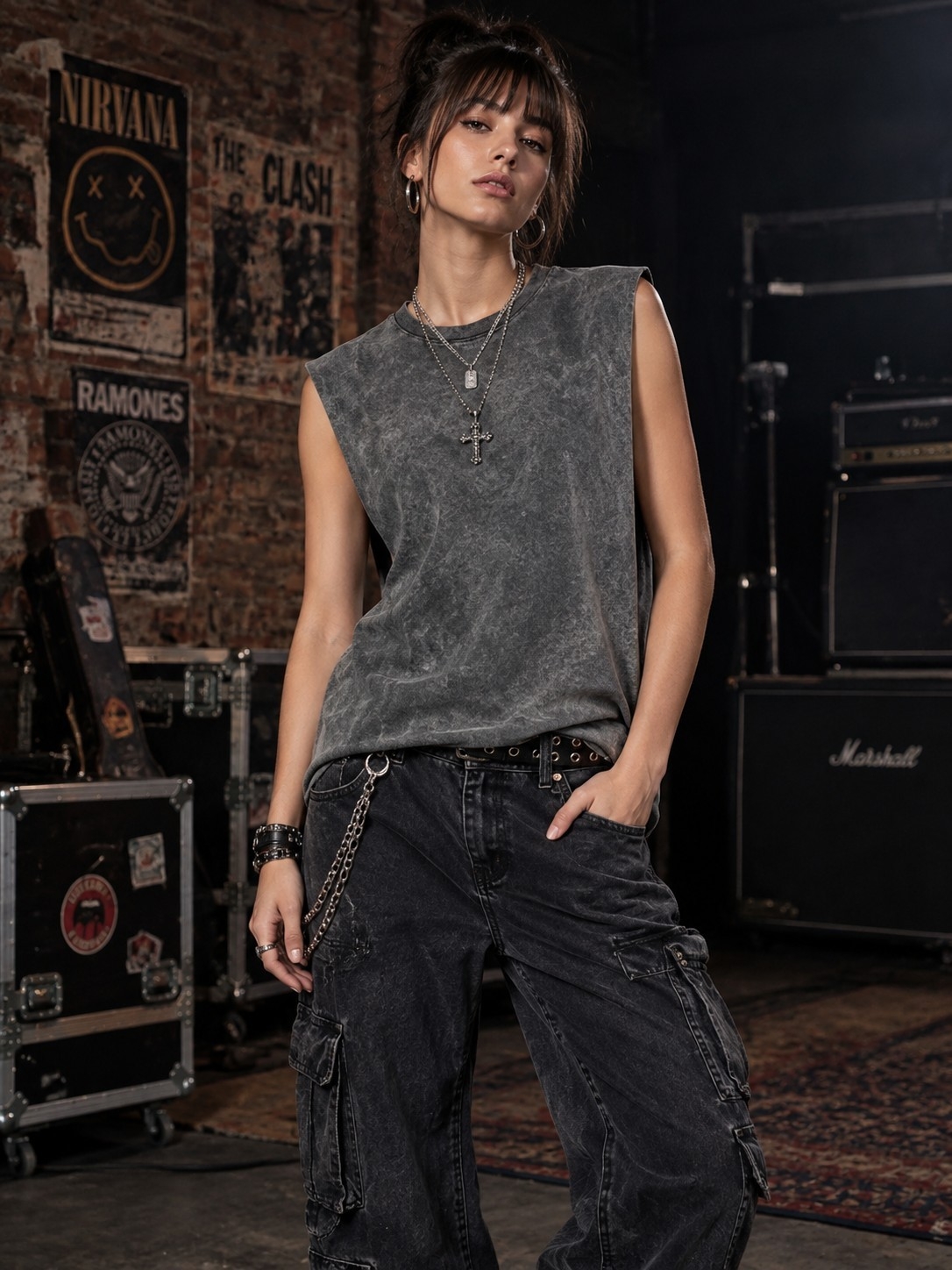 Musculosa Nevada Oversize - Imagen 2