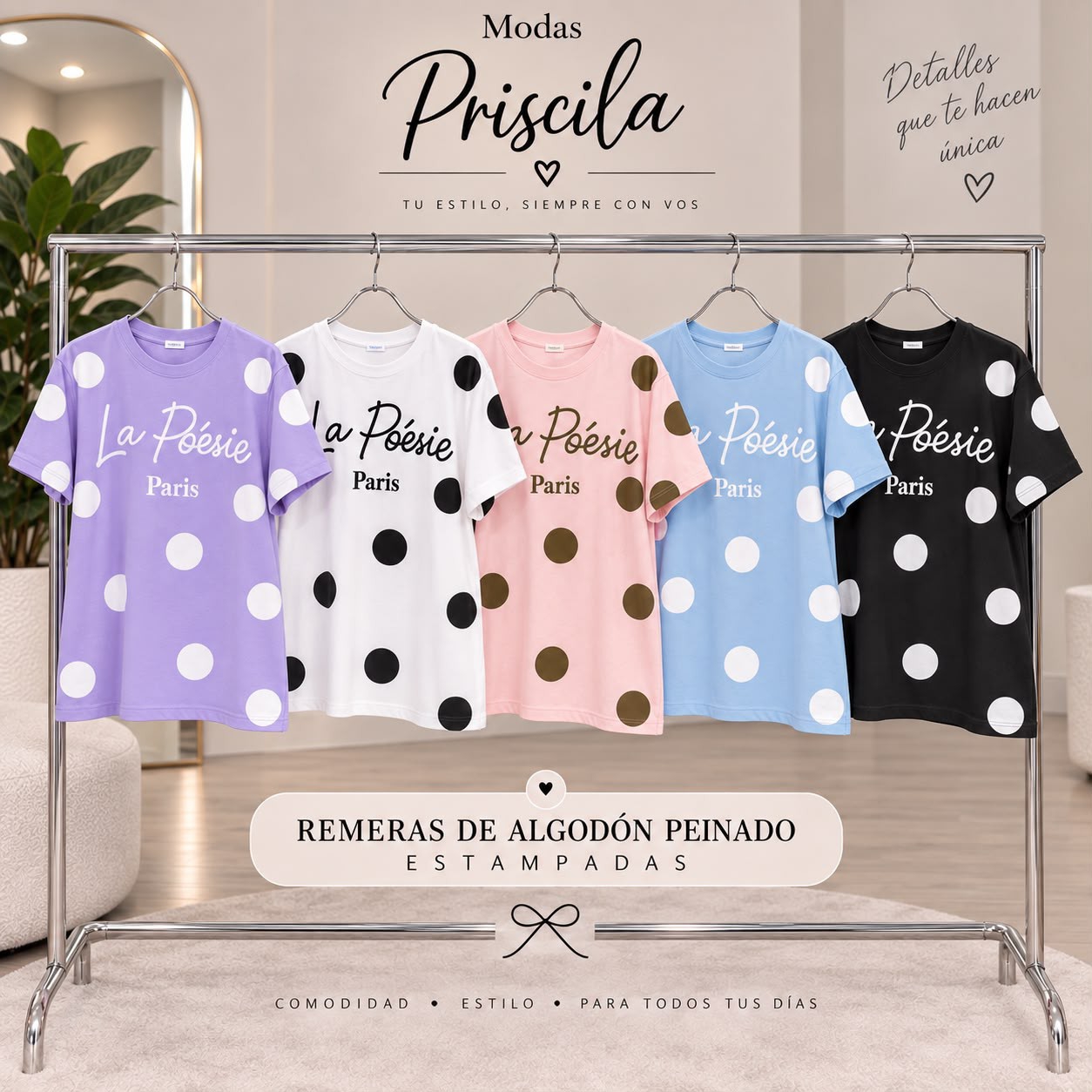 Remerones Algodón  Estampados - Imagen 3
