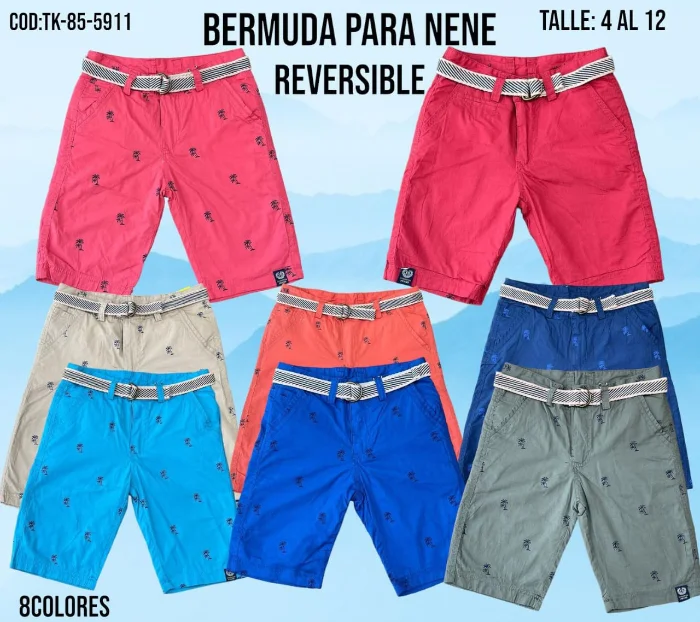 Bermuda Gabardina Niño Yd Tk855911
