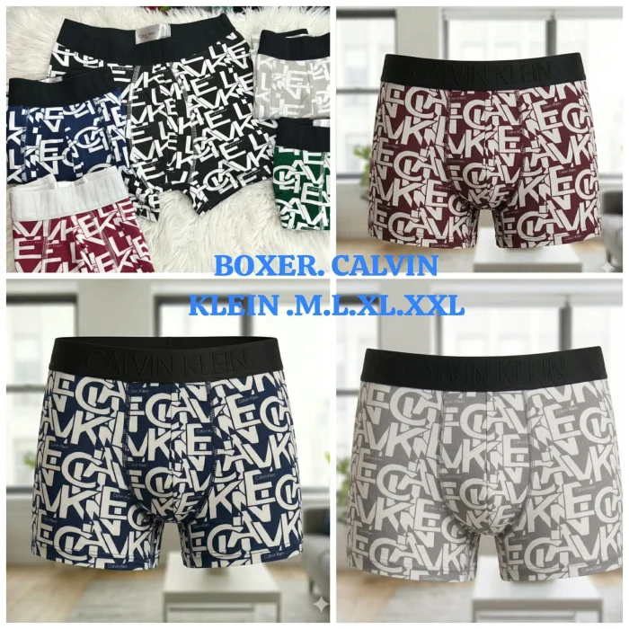 Boxer. Calvin. Estampado Elastico. Con. Relieve