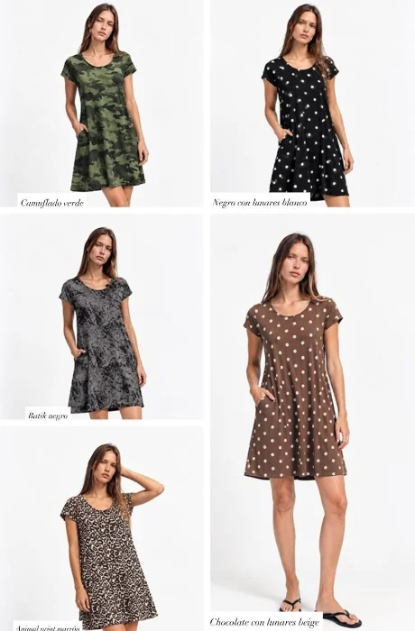 Vestido Modal Estampado