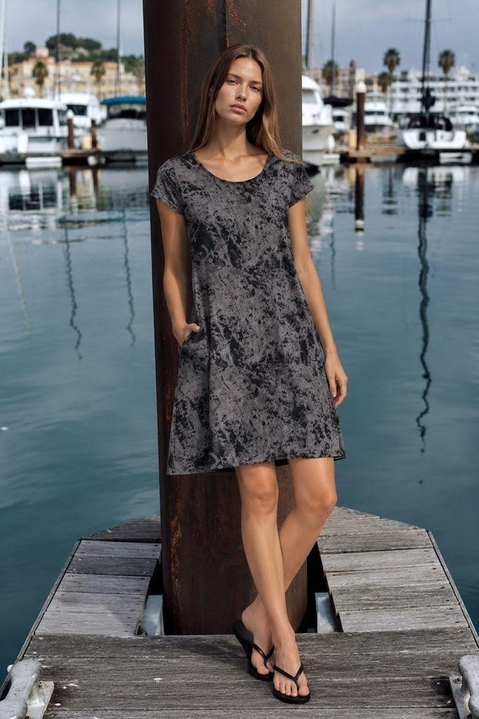 Vestido Modal Estampado - Imagen 3