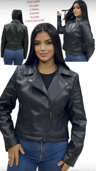 Campera Eco Cuero Importado