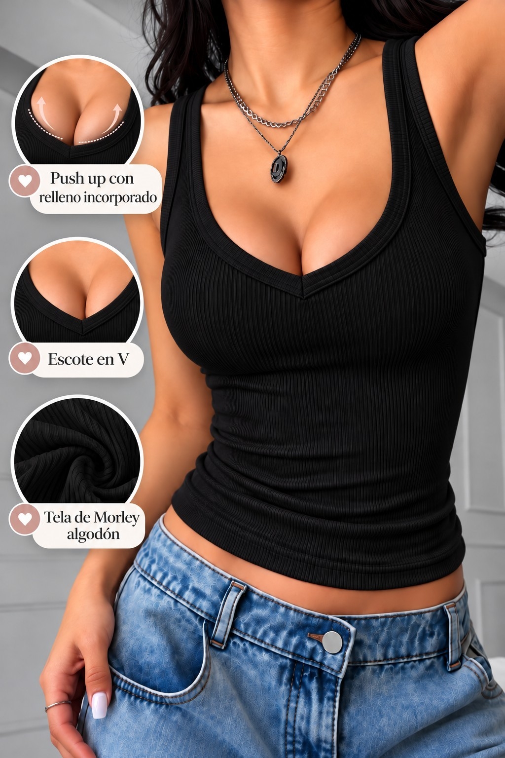 Musculosa Push Up Mili - Imagen 2