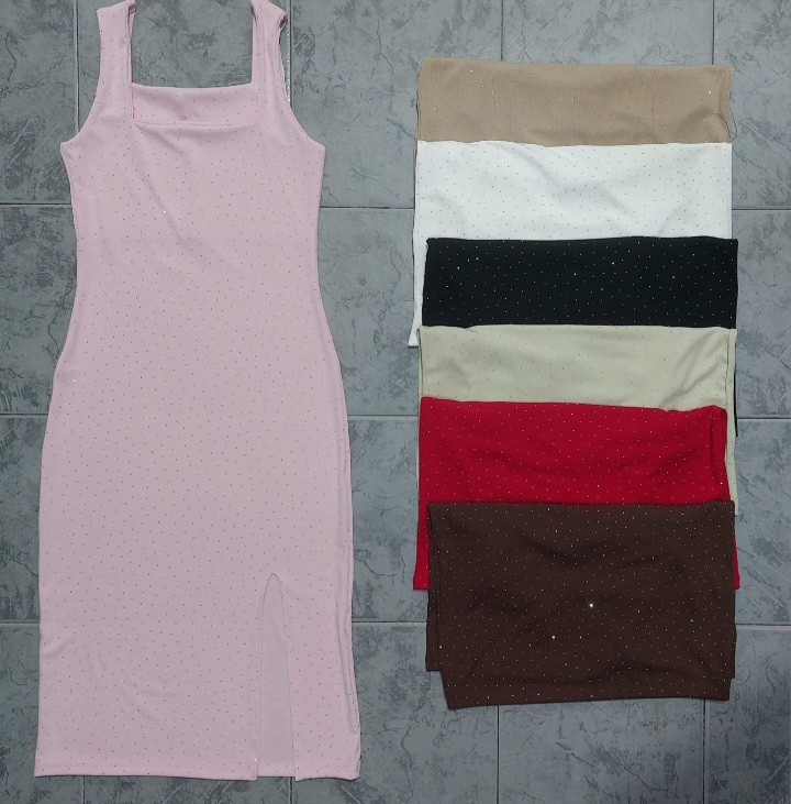 Vestido de Dama con Aplique - Imagen 2