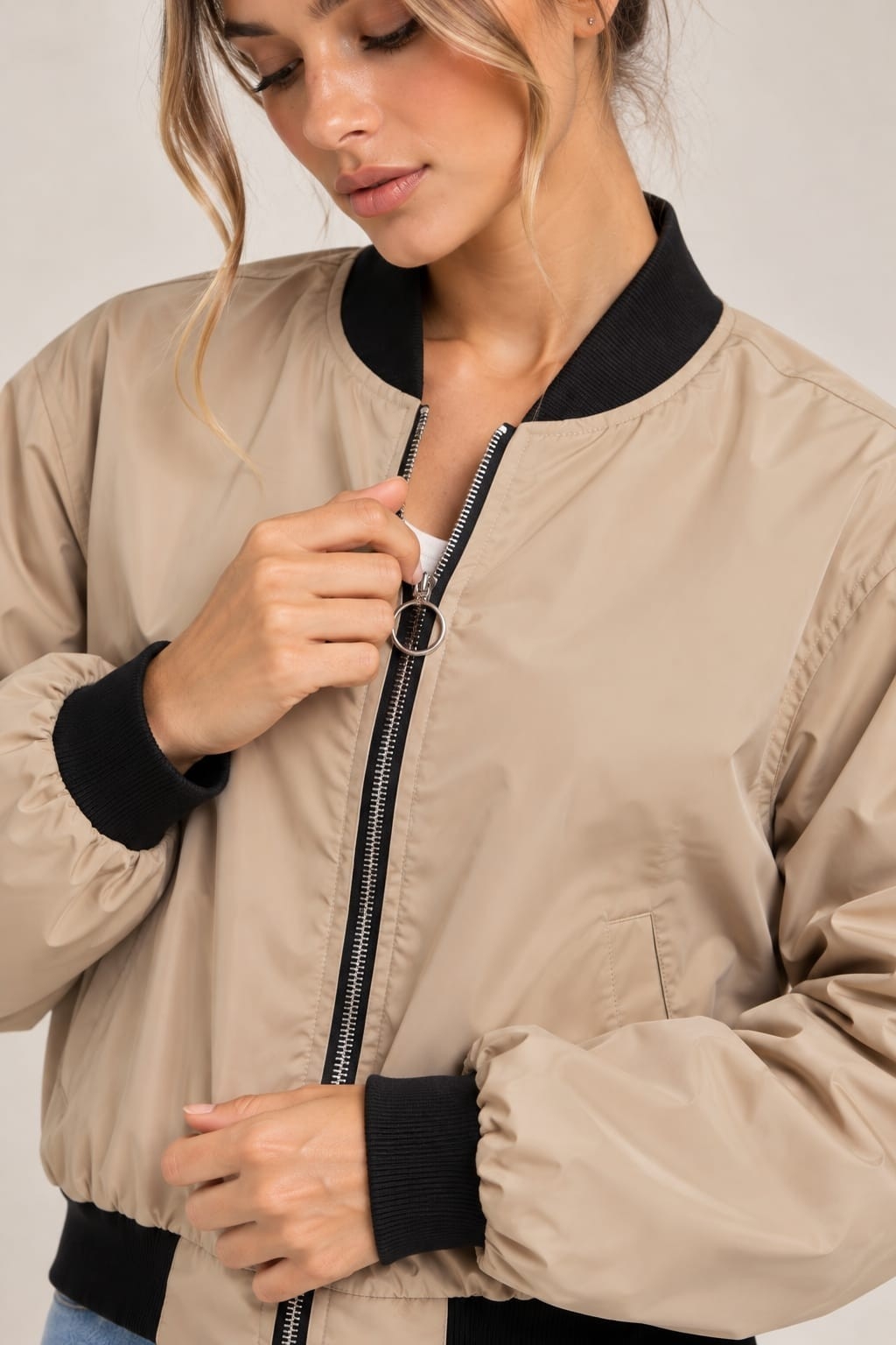 Campera "kovy" Bomber Rompeviento Soft - Imagen 4