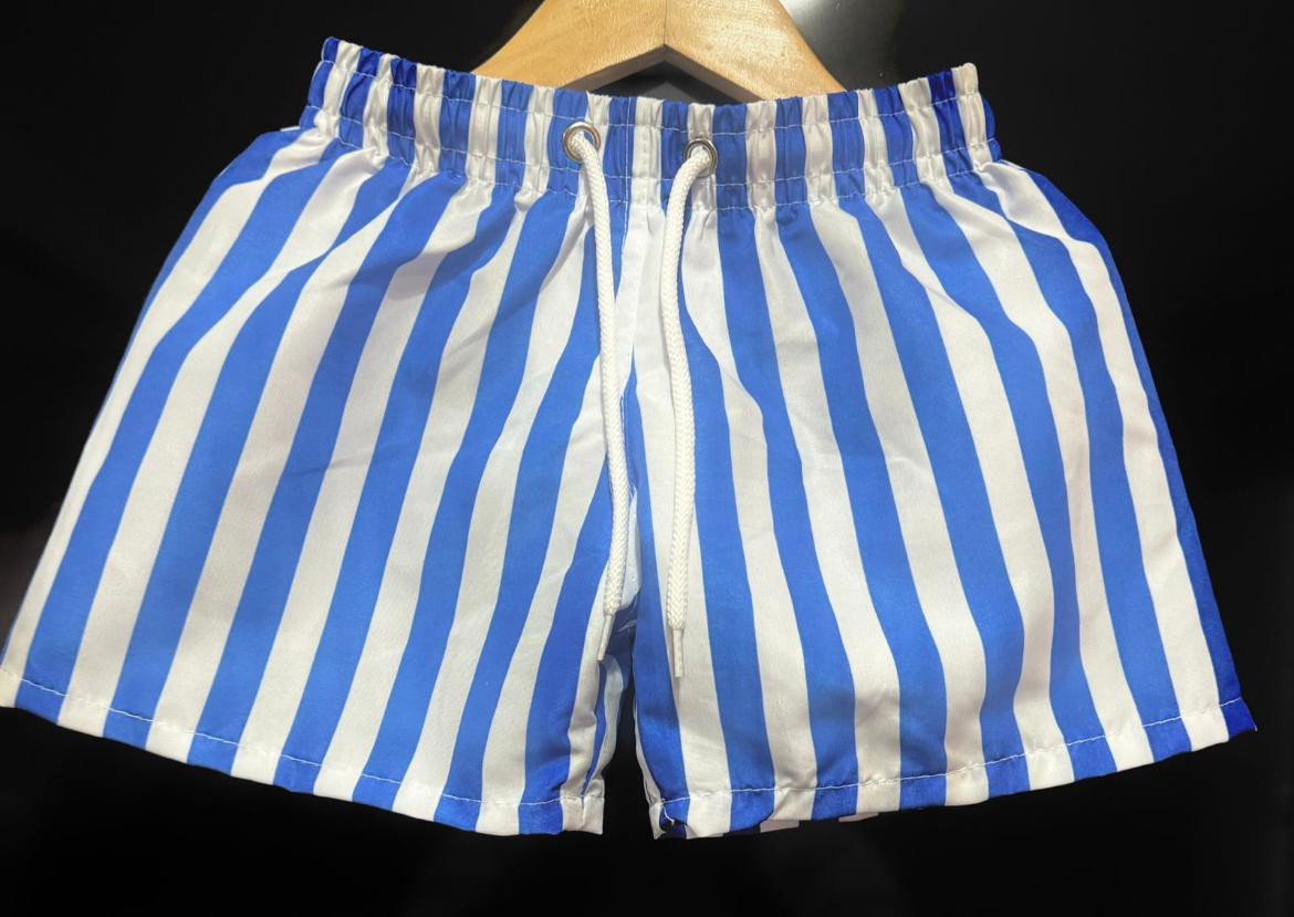 Short de Niño Rayado con Suspensor - Imagen 4