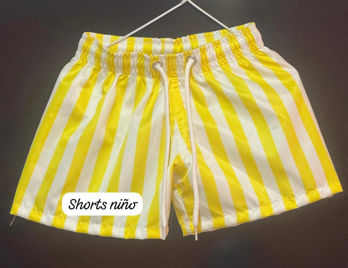 Short de Niño Rayado con Suspensor - Imagen 7