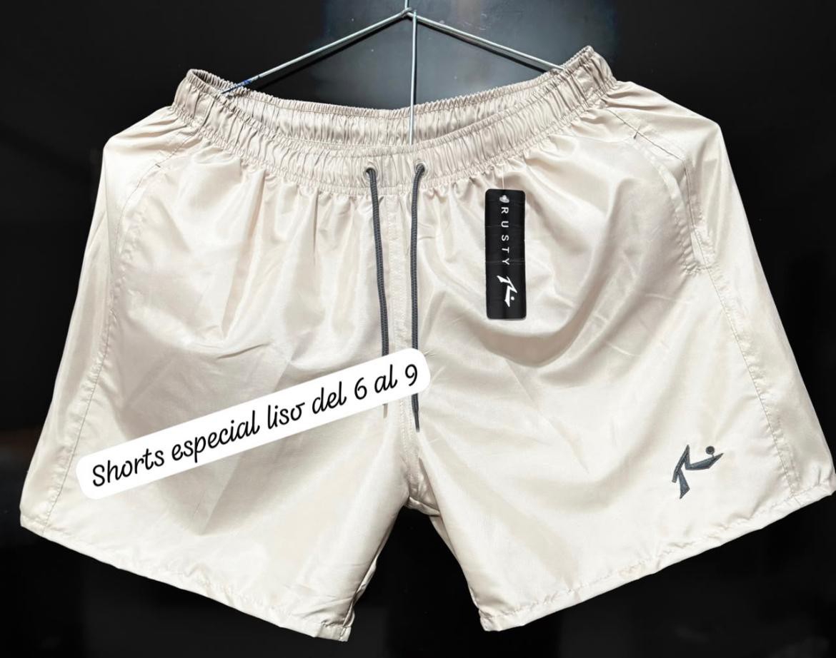 Shor Malla Talle Especial Rusty Bordado - Imagen 3