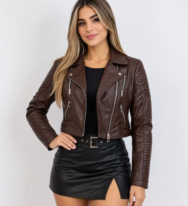 Campera Eco Cuero Importado