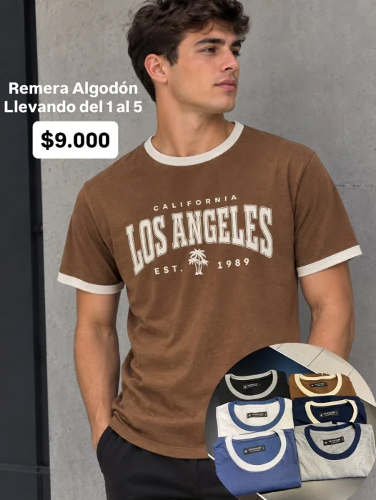 Remera Algodón Hombre