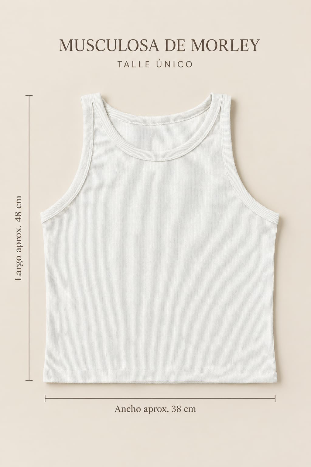 Musculosa de Morley Basica - Imagen 2