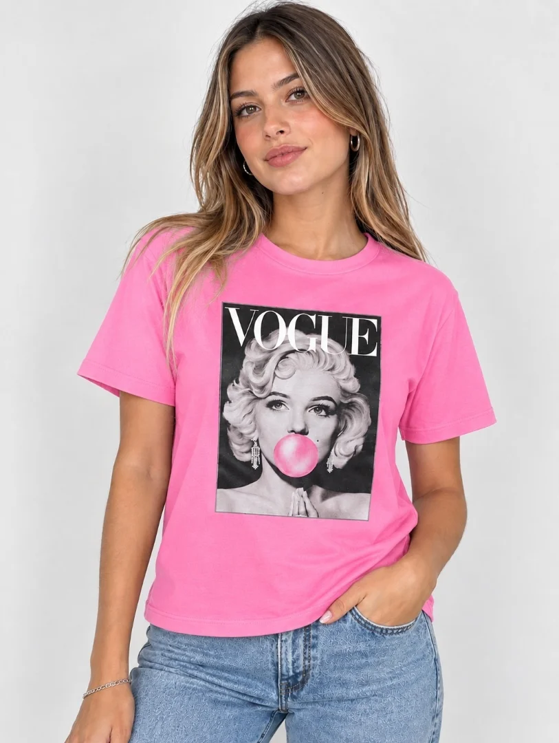 Remeras de Jersey Algodón Importado - Imagen 2