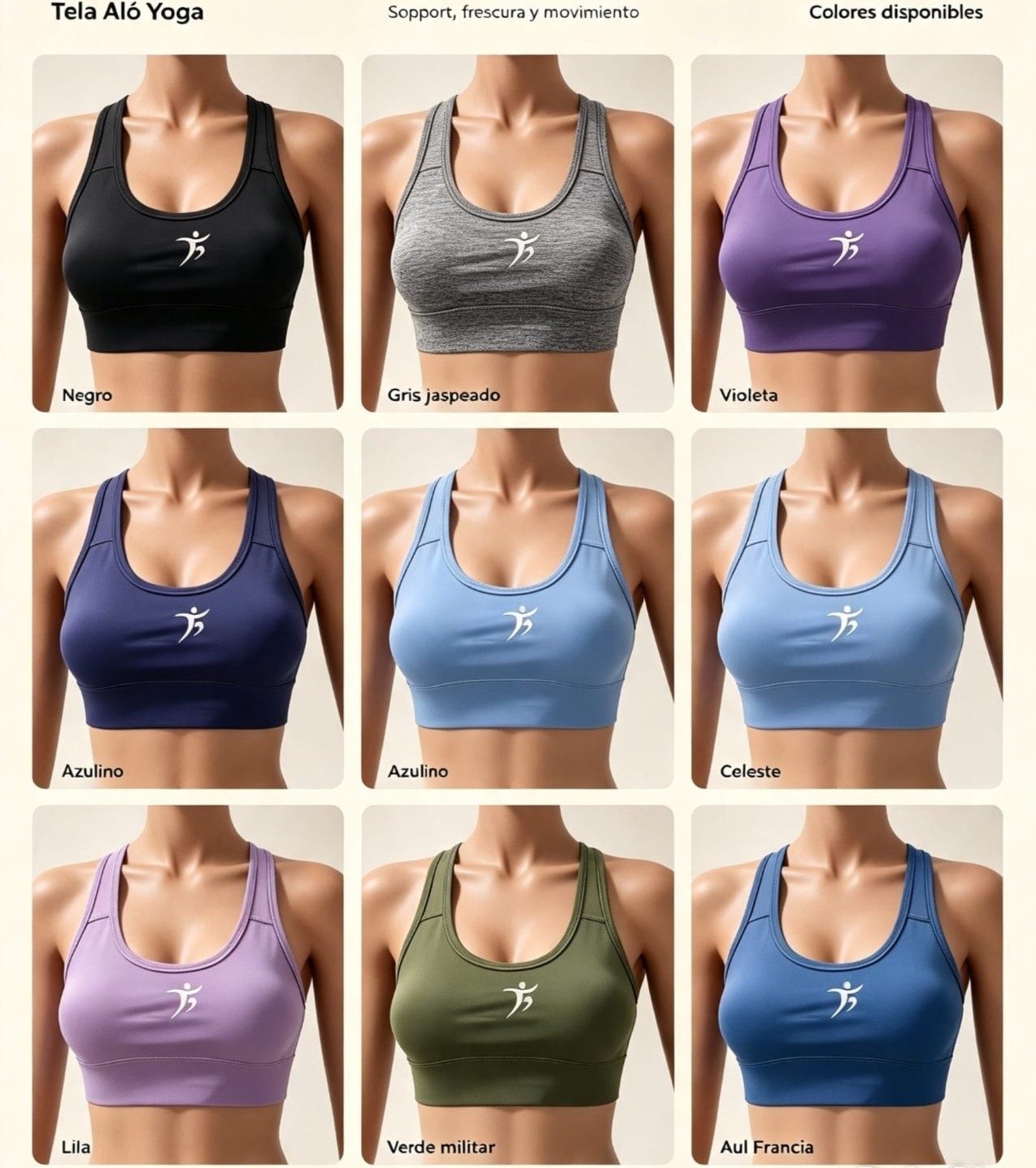 Top  Deportivo Calidad Premiunalo Yoga - Imagen 4