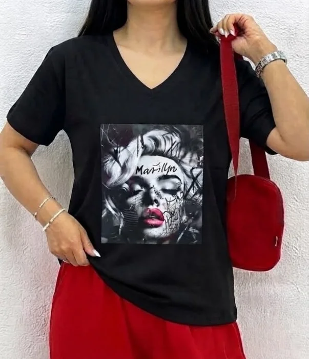 Remeras Escote V