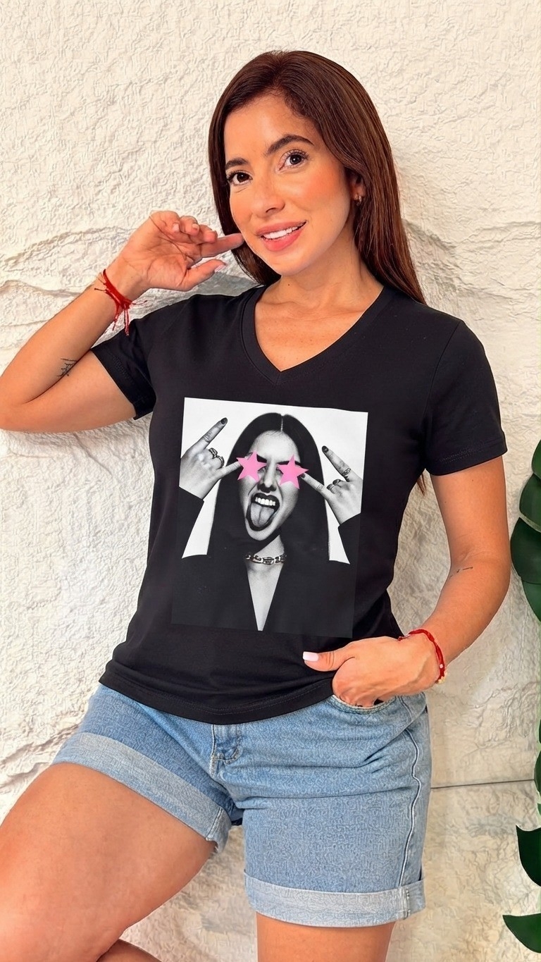 Remeras Escote V - Imagen 3