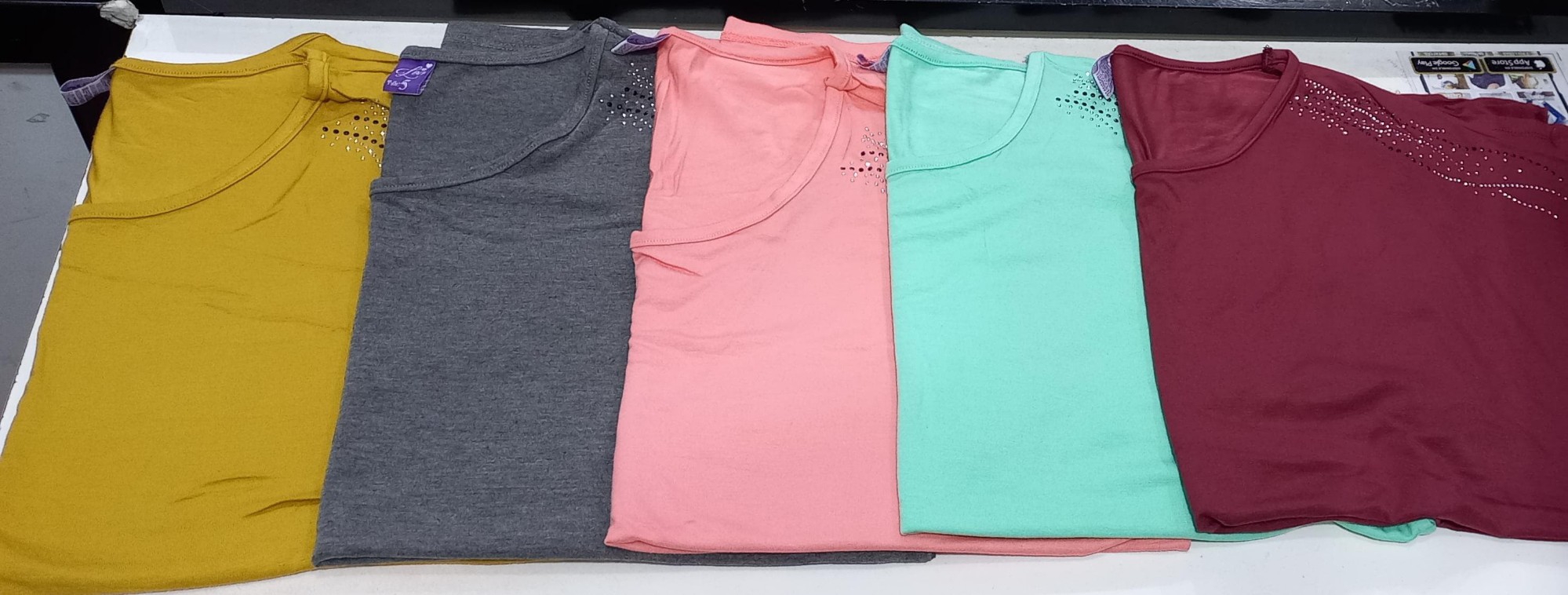 Remera de Modal Viscosa con Brillo en los Hombros! - Imagen 2