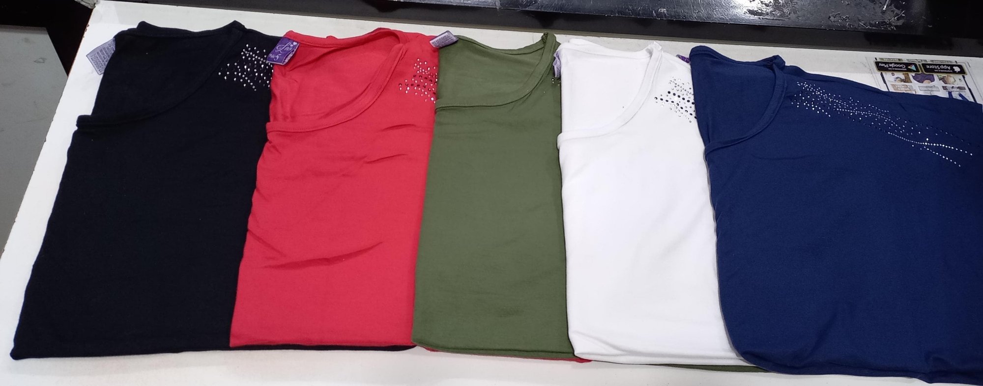 Remera de Modal Viscosa con Brillo en los Hombros! - Imagen 3
