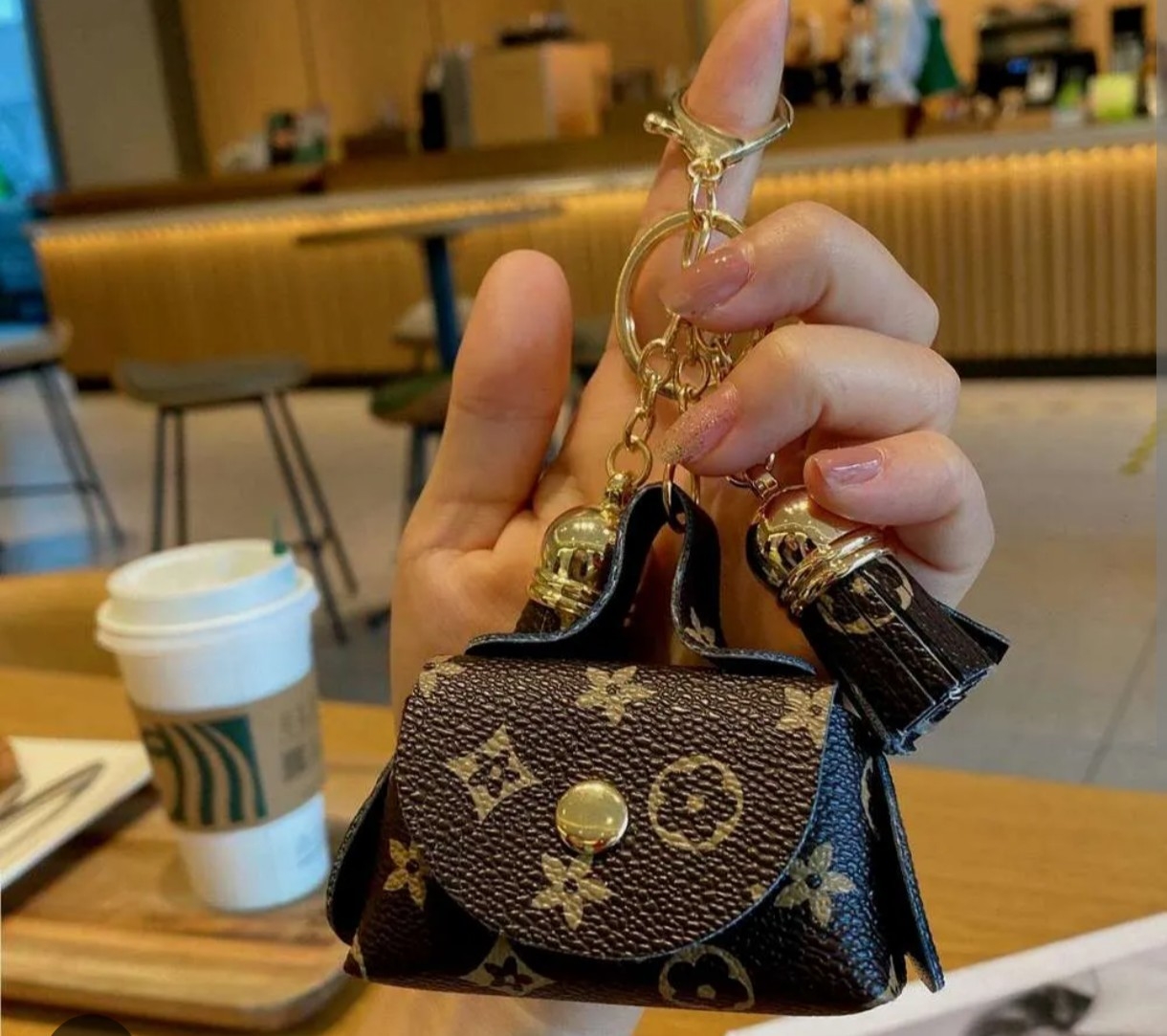 Llavero Mini Cartera C/ Borla, Navidad, Marroquineria - Imagen 1
