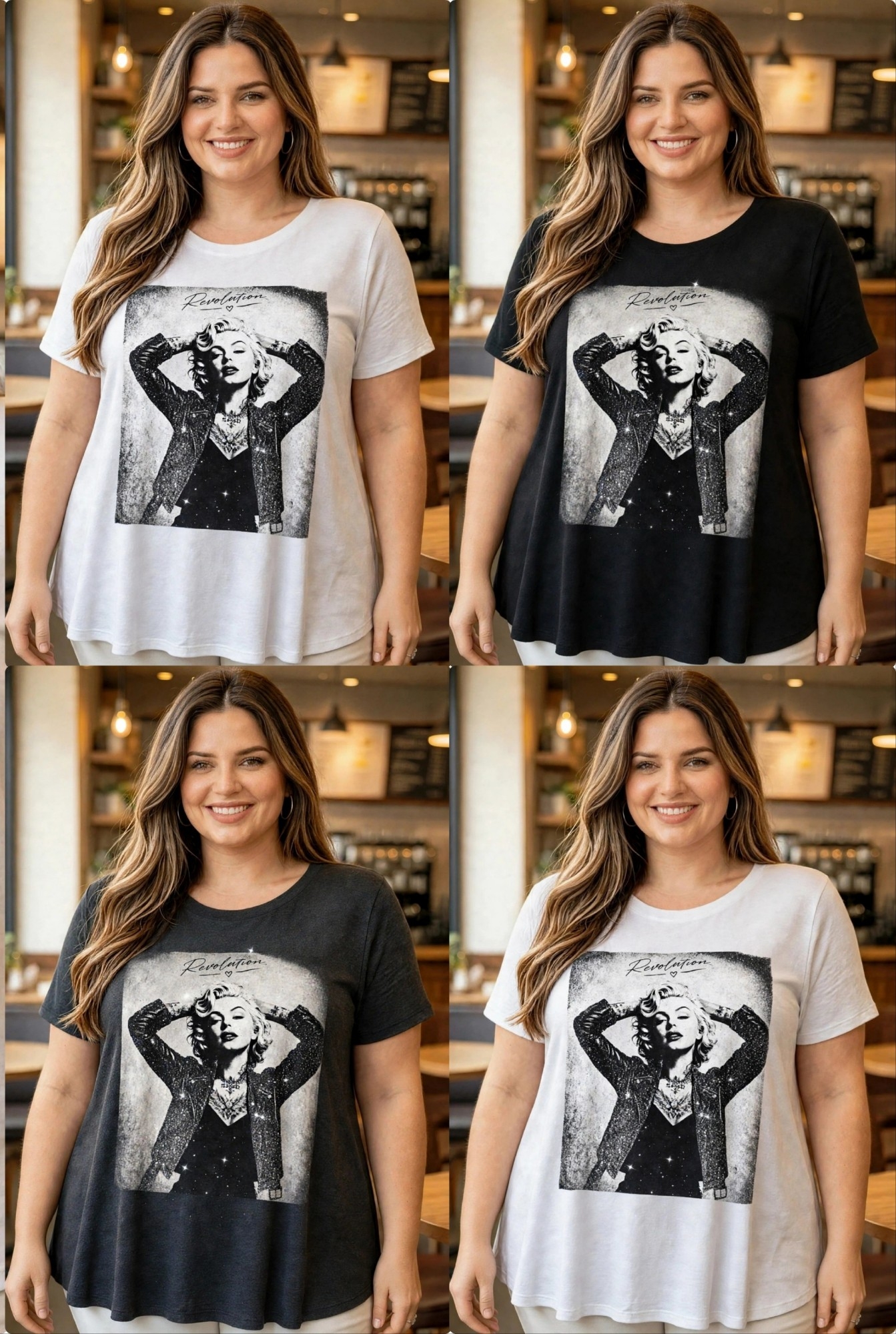 Remeron Evase con Estampado Fotografico +glitter - Imagen 2