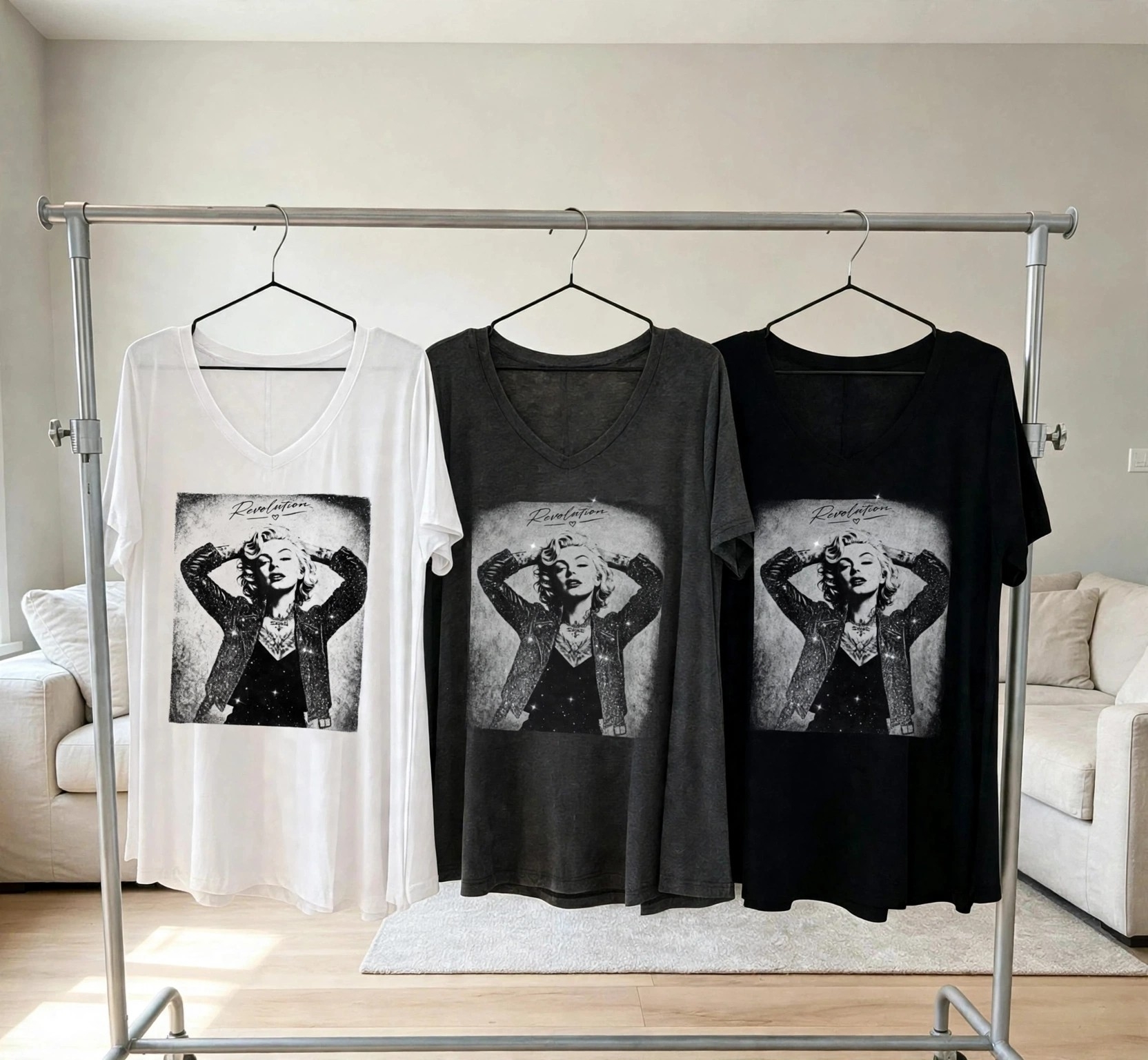 Remeron Evase con Estampado Fotografico +glitter - Imagen 3