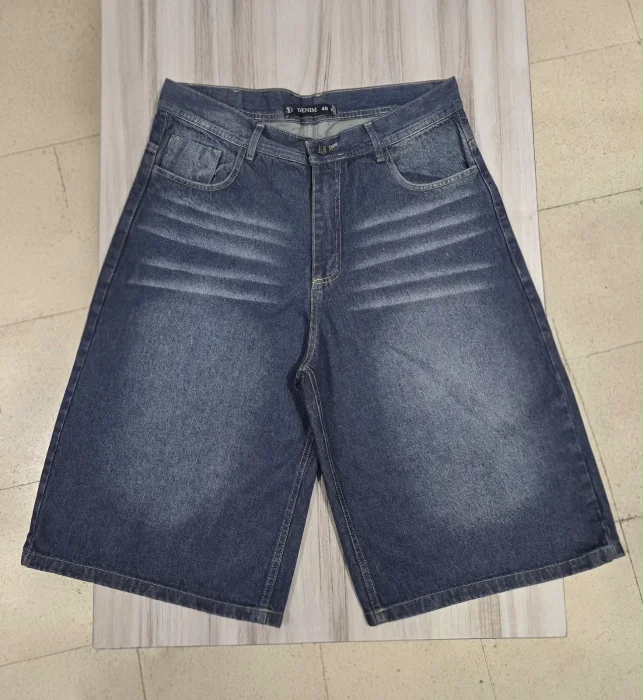 Bermuda Baggy Loc+big Óxido Azul