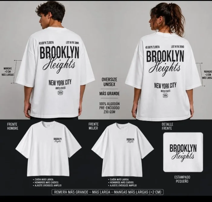Remeras Overside