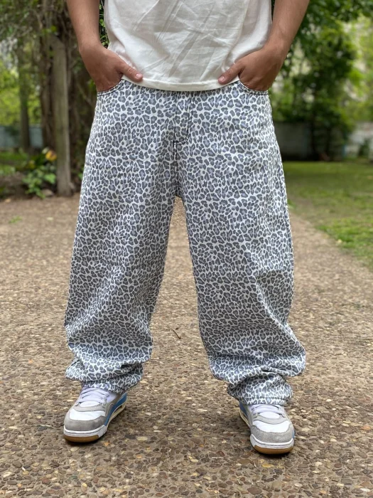 Baggy Animal Print Beige