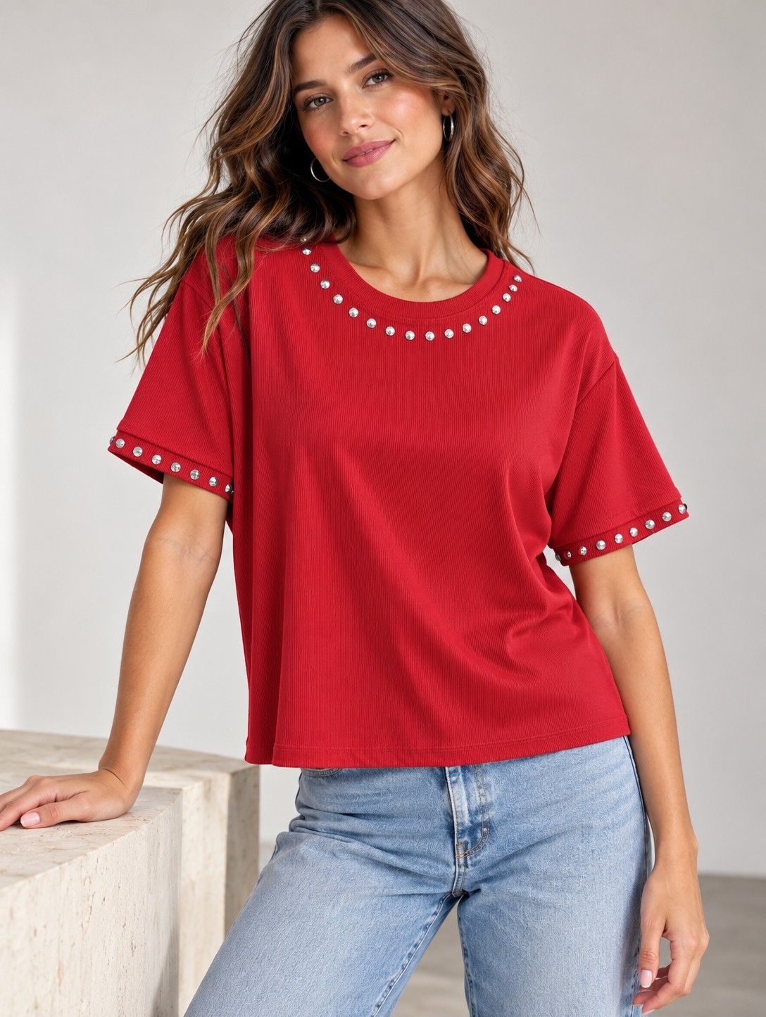 Remera Morley con Tachitas - Imagen 3