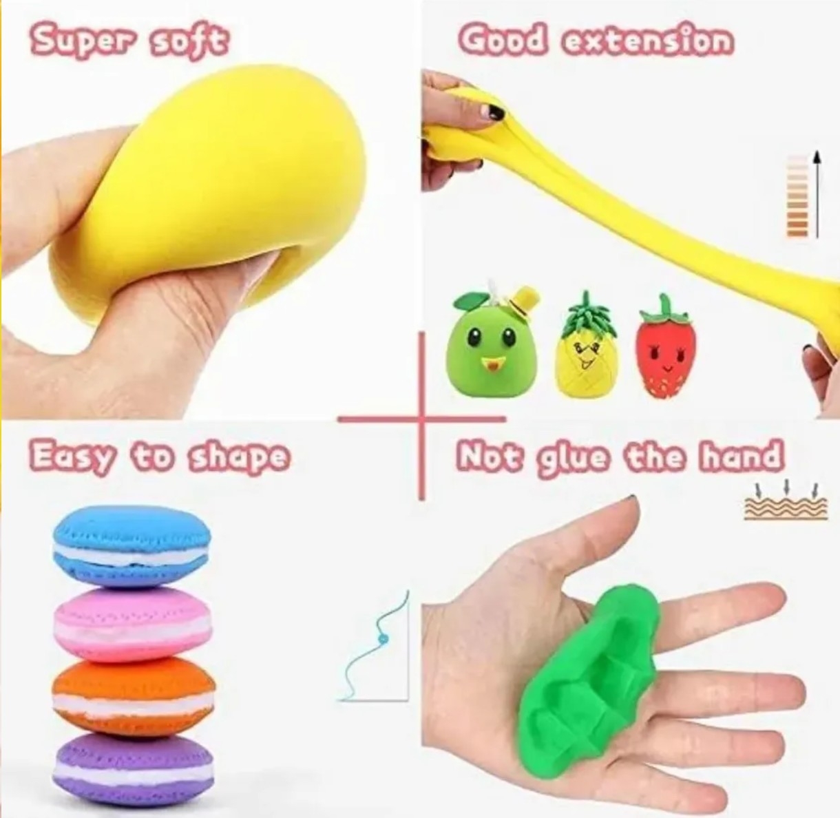 Pack de 12 Masas Moldeables Foamy Livianas, Navidad, Novedades - Imagen 2