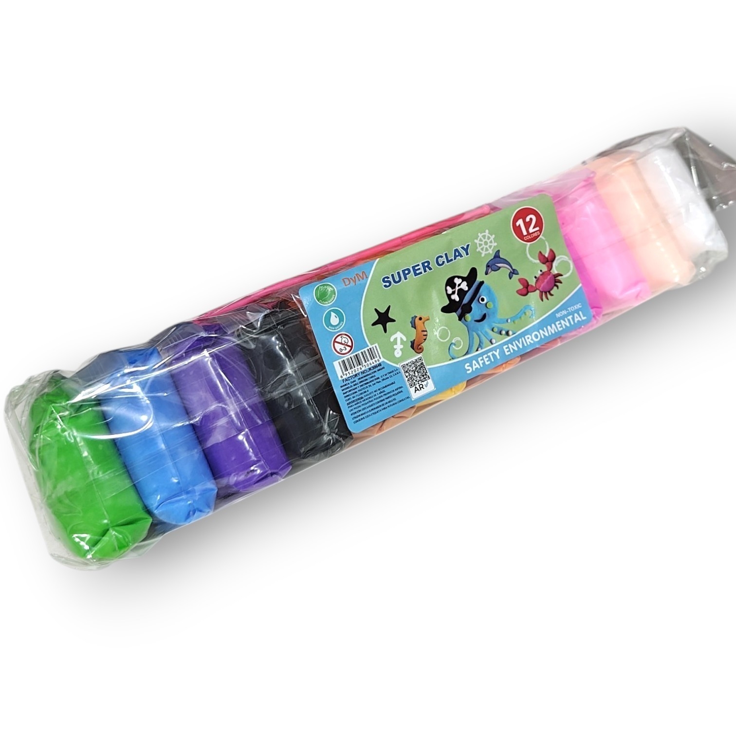 Pack de 12 Masas Moldeables Foamy Livianas, Navidad, Novedades - Imagen 4