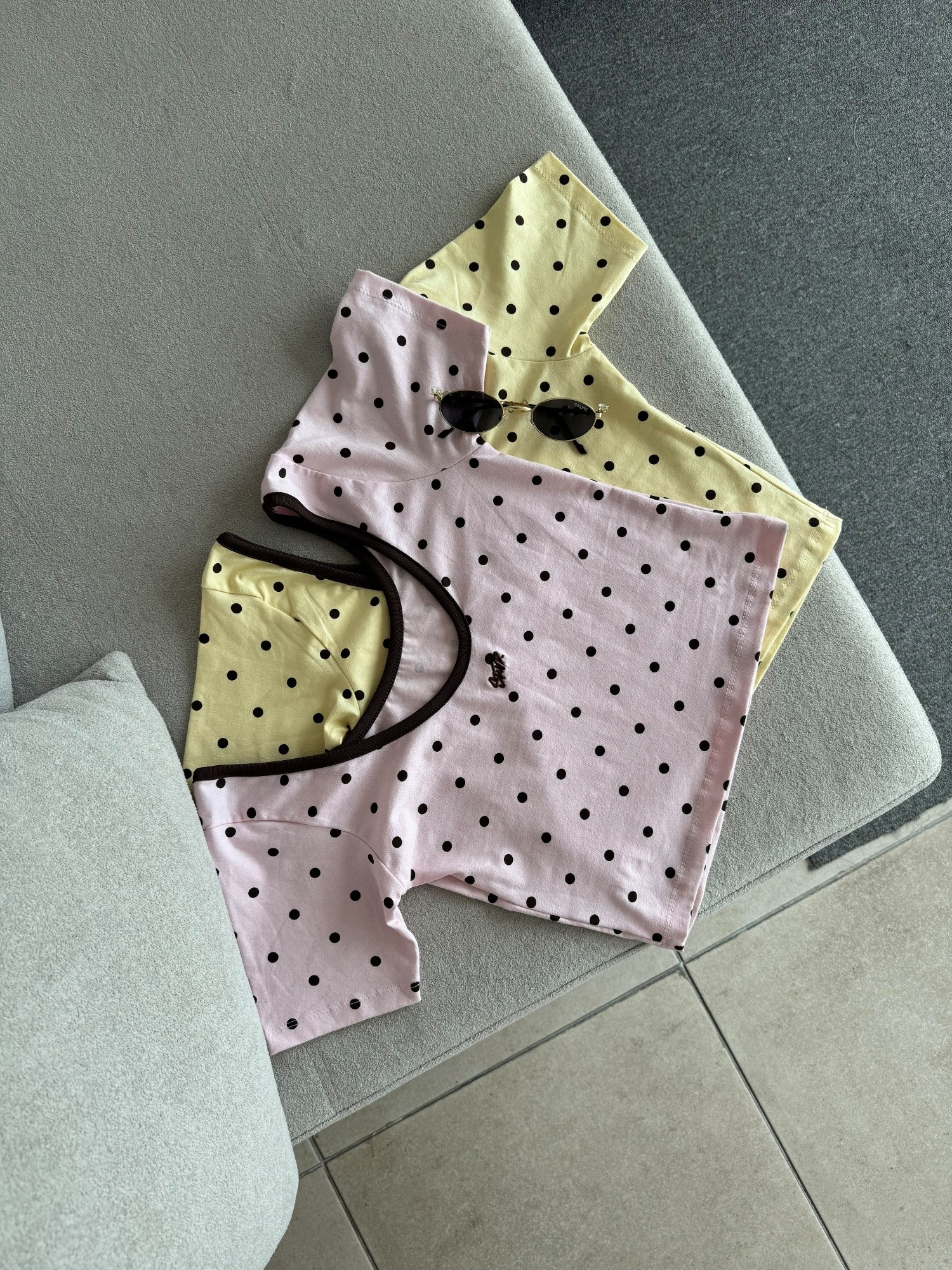 Remera Crop Lunares - Imagen 4