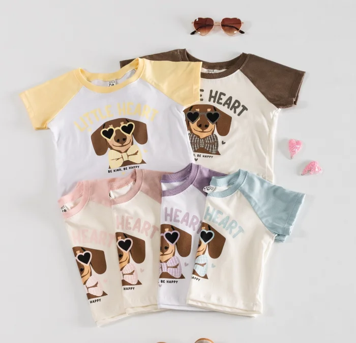 Remera Corta Combinada