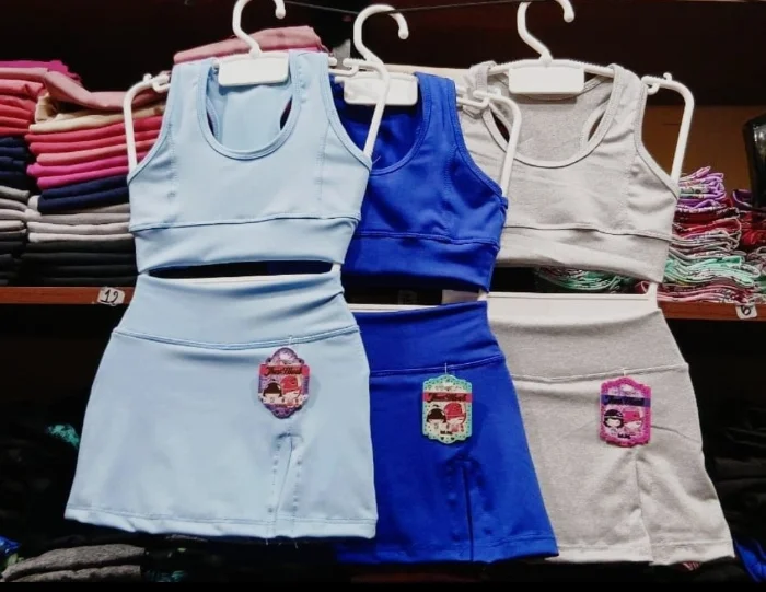 Conjuntos Short Pollera + Top Deportivos